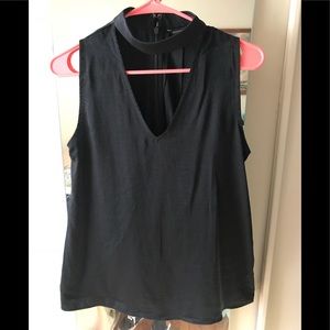Banana republic choker neck blouse